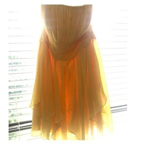 David’s Bridal Yellow dress